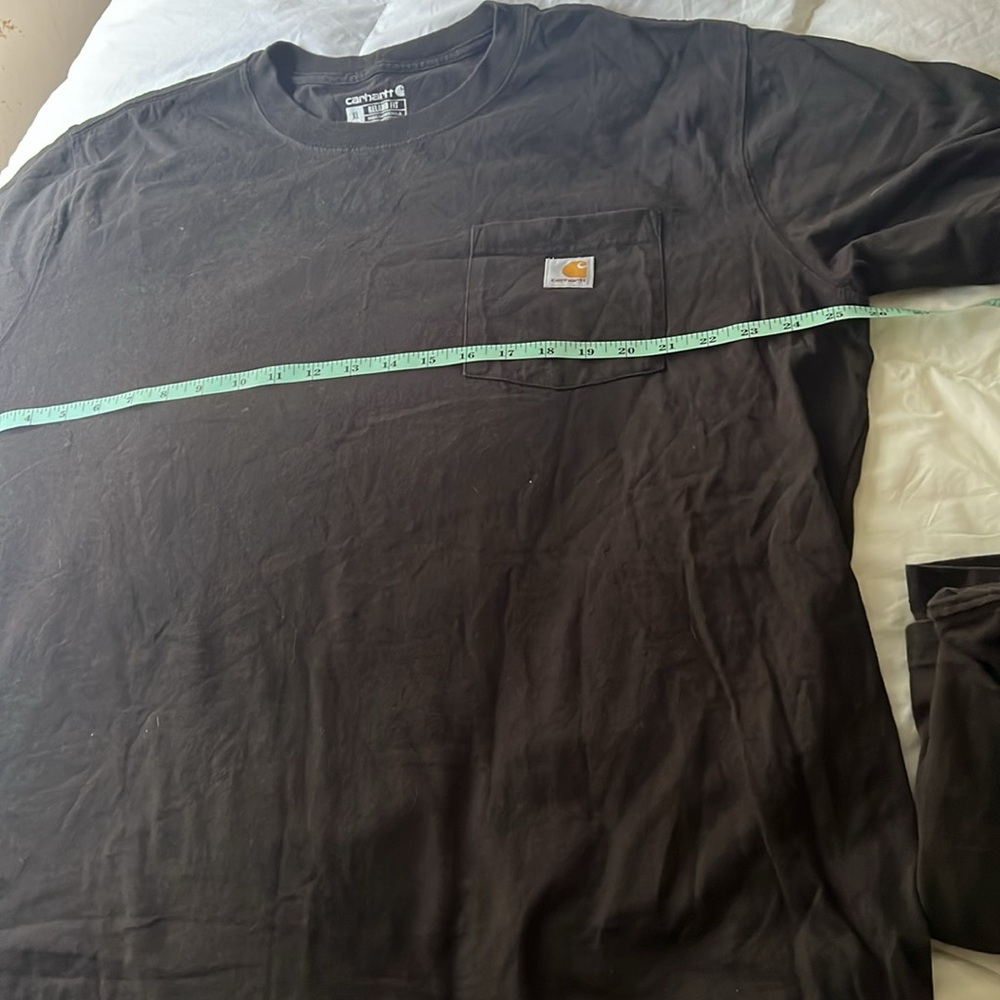 Carhartt Loose Fit Men’s short sleeve tee shirts size XL  Black NWOT Lot of 2 - Picture 3 of 6